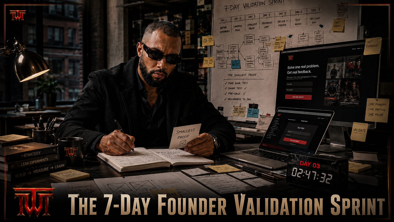 BUILD THE SMALLEST PROOF - The 7-Day Founder Validation Sprint
